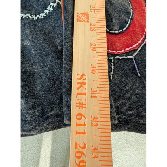 Rising International Embroidered Dress Womens Size Small Black Artsy Boho Hippie - Picture 10 of 10